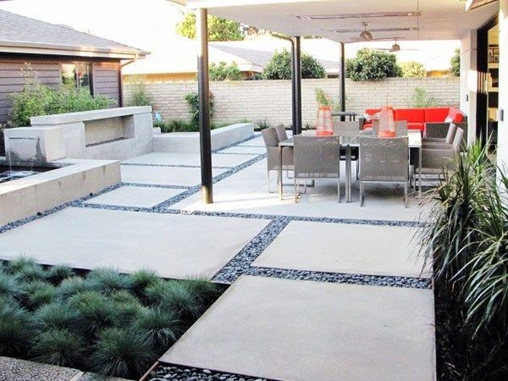 Awesome Backyard Landscaping Ideas With Elegant Accent 25