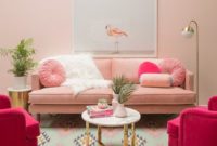 Beautiful Pink Living Room Decor Ideas 18
