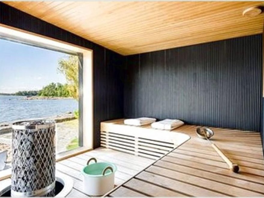 Beautiful Sauna Design Ideas For Your Bathroom 35