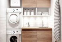 Inspiring Small Laundry Room Design And Decor Ideas 21