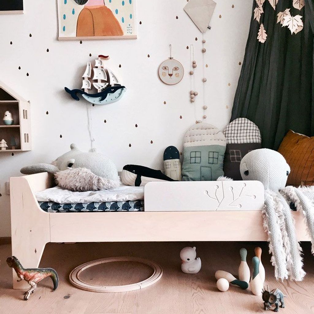 34 Cozy Scandinavian Kids Bedroom Design Ideas - HMDCRTN
