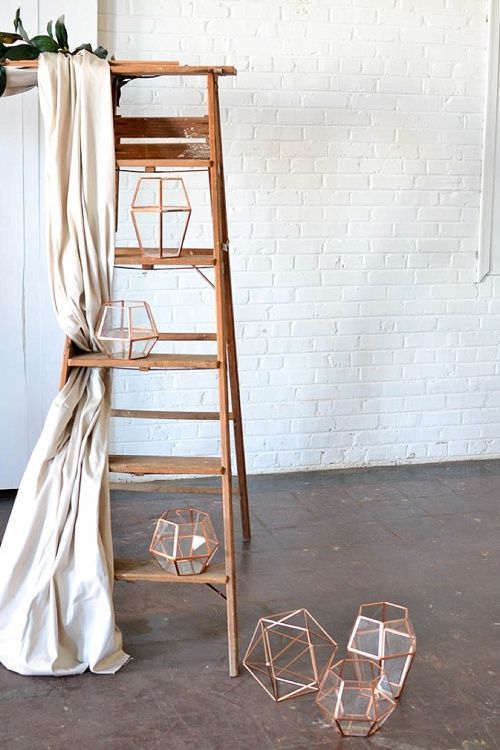 Gorgeous Vintage Ladder Decor Ideas 13 Hmdcrtn