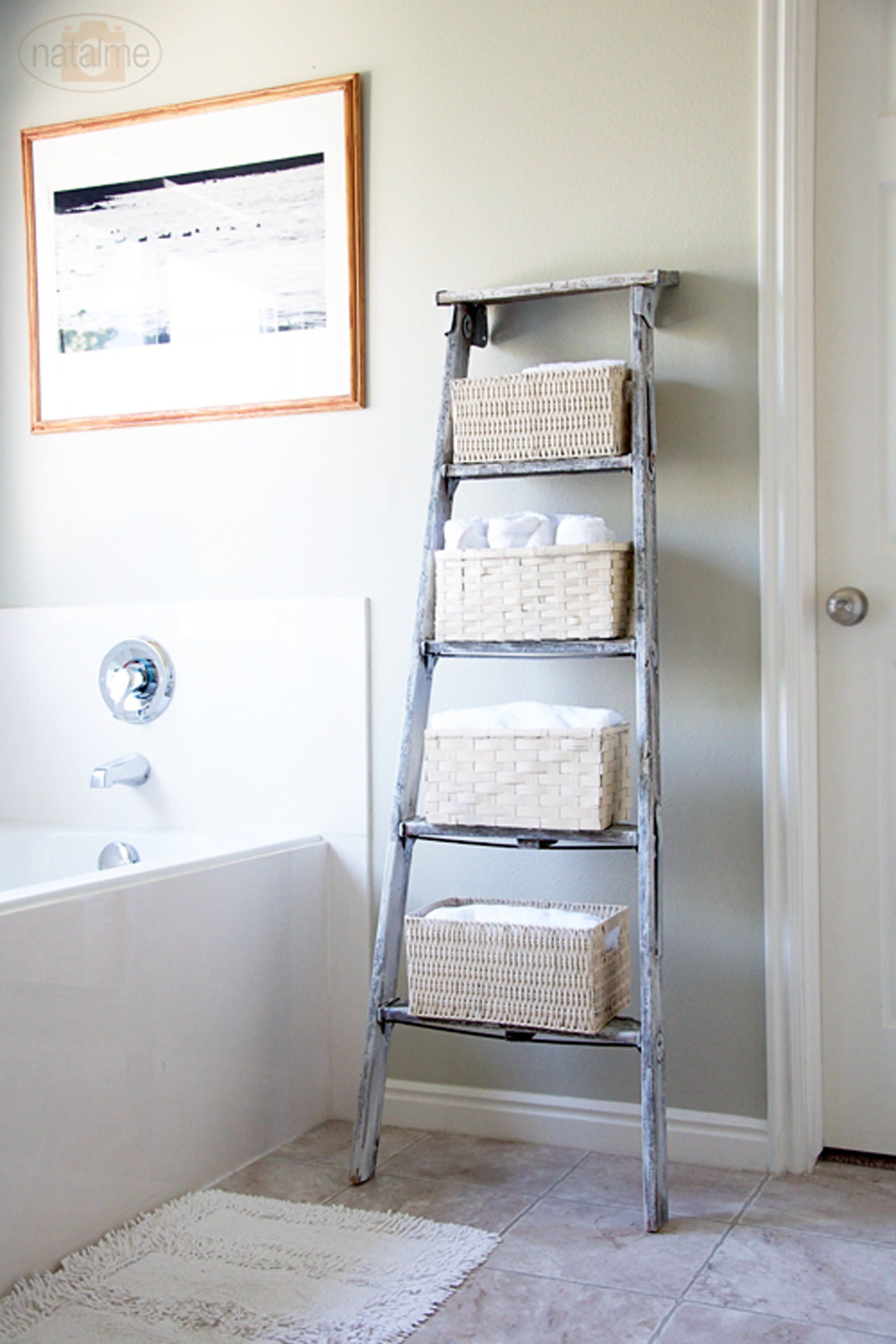 Gorgeous Vintage Ladder Decor Ideas 28 Hmdcrtn