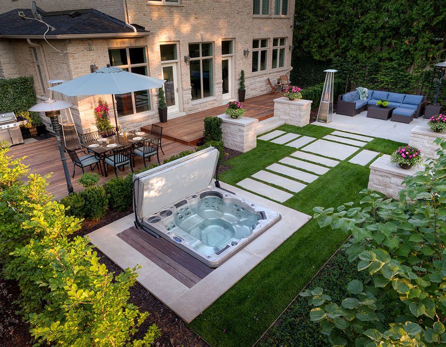 Inspiring Hot Tub Patio Design Ideas For Your Outdoor Decor 12 - HMDCRTN