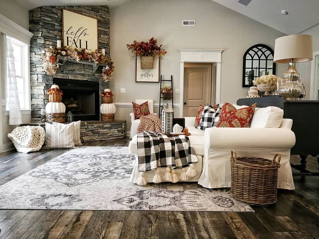 The Best Fall Living Room Decor Ideas Because Autumn Is Coming 35