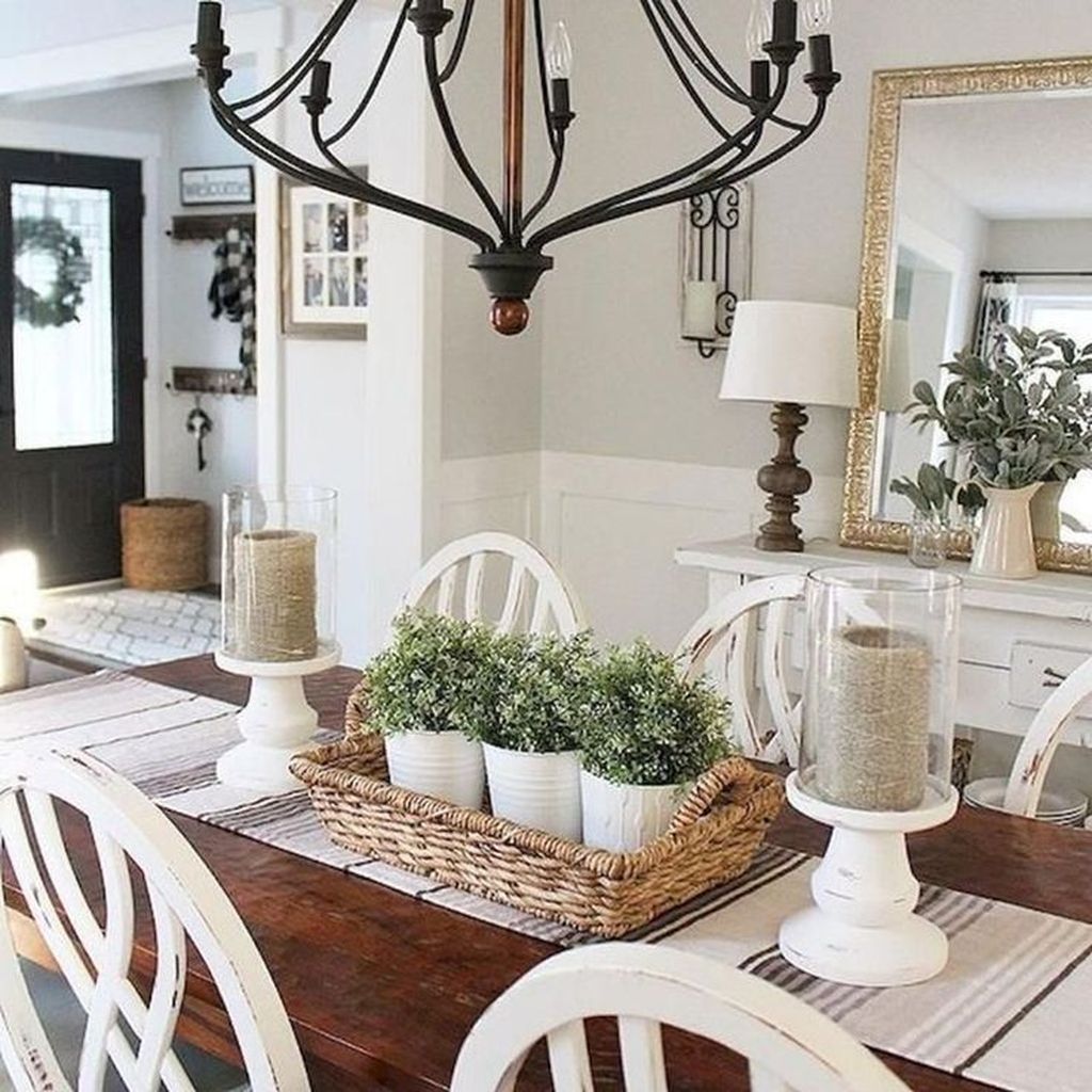 The Best Rustic Dining Room Decoration Ideas 18