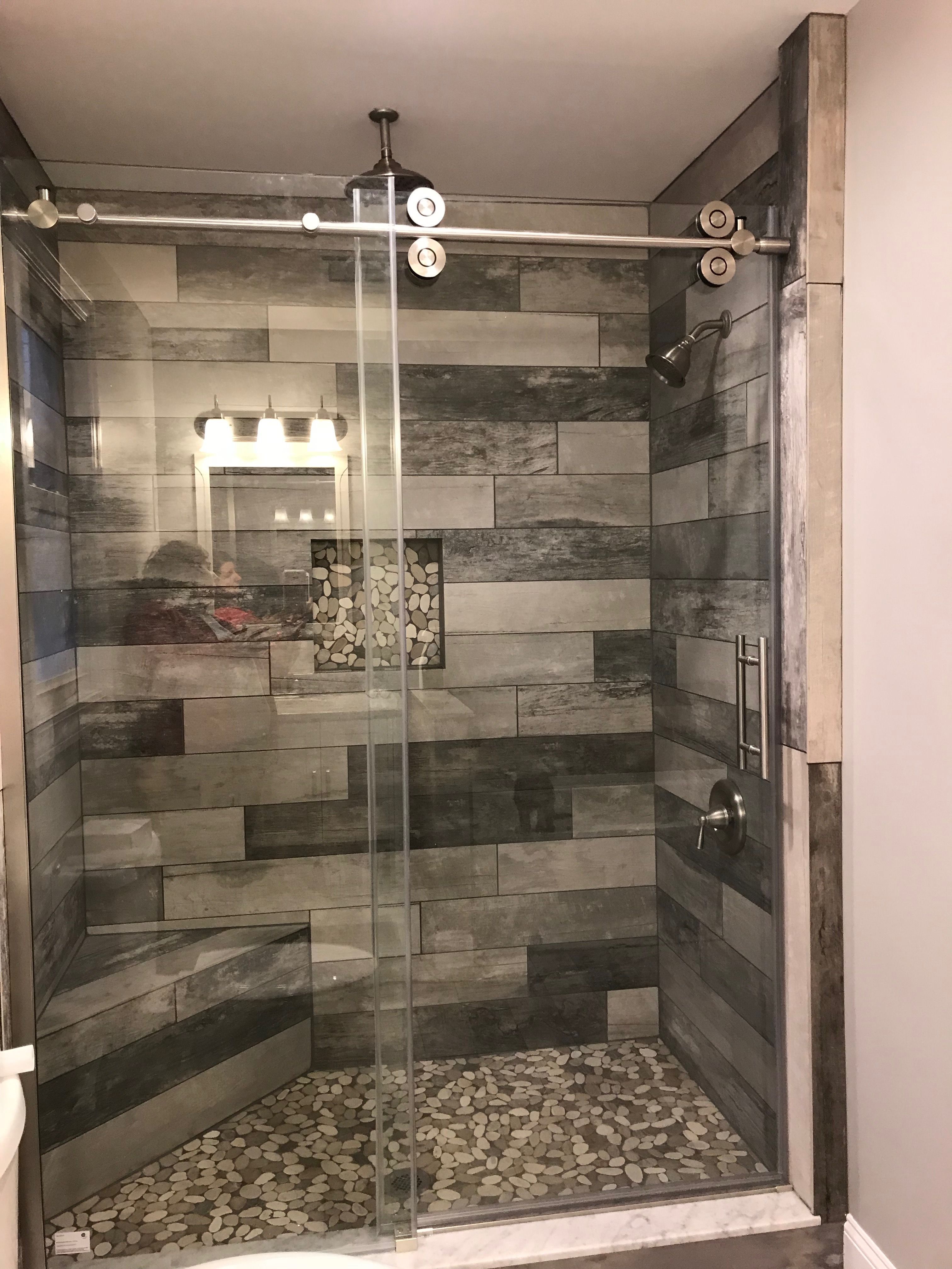 Nice Tile Shower Ideas For Your Bathroom 33