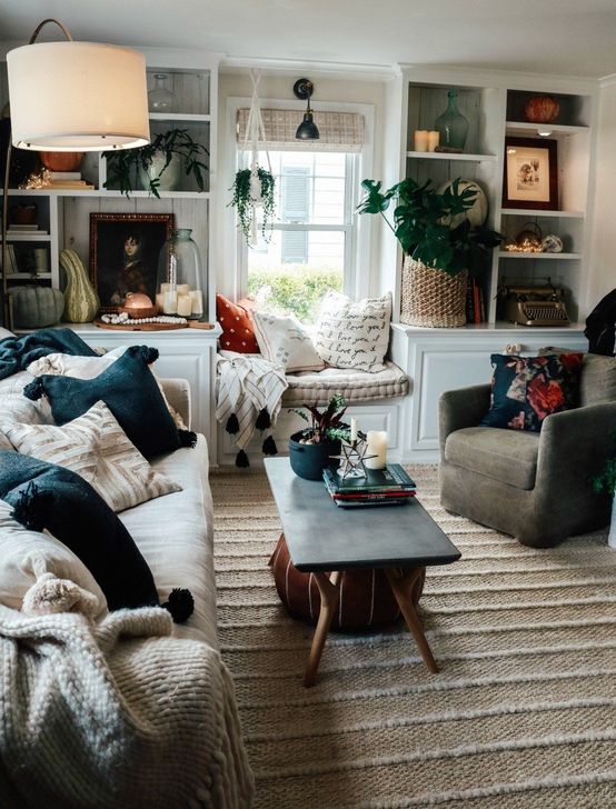 32 Fabulous Fall Living Room Decor Ideas To Feel Comfortable At Home ...