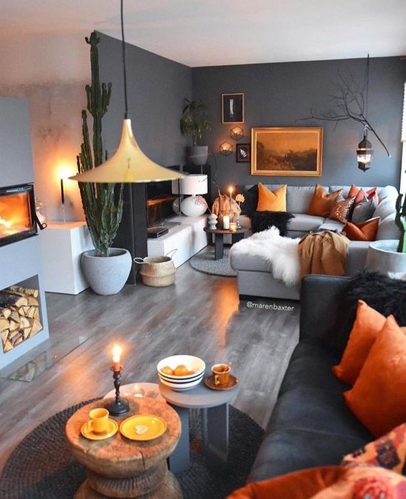 Fabulous Fall Living Room Decor Ideas To Feel Comfortable At Home 17