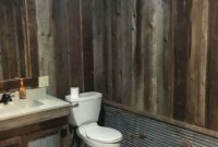 Inspiring Rustic Farmhouse Bathroom Decorating Ideas 14