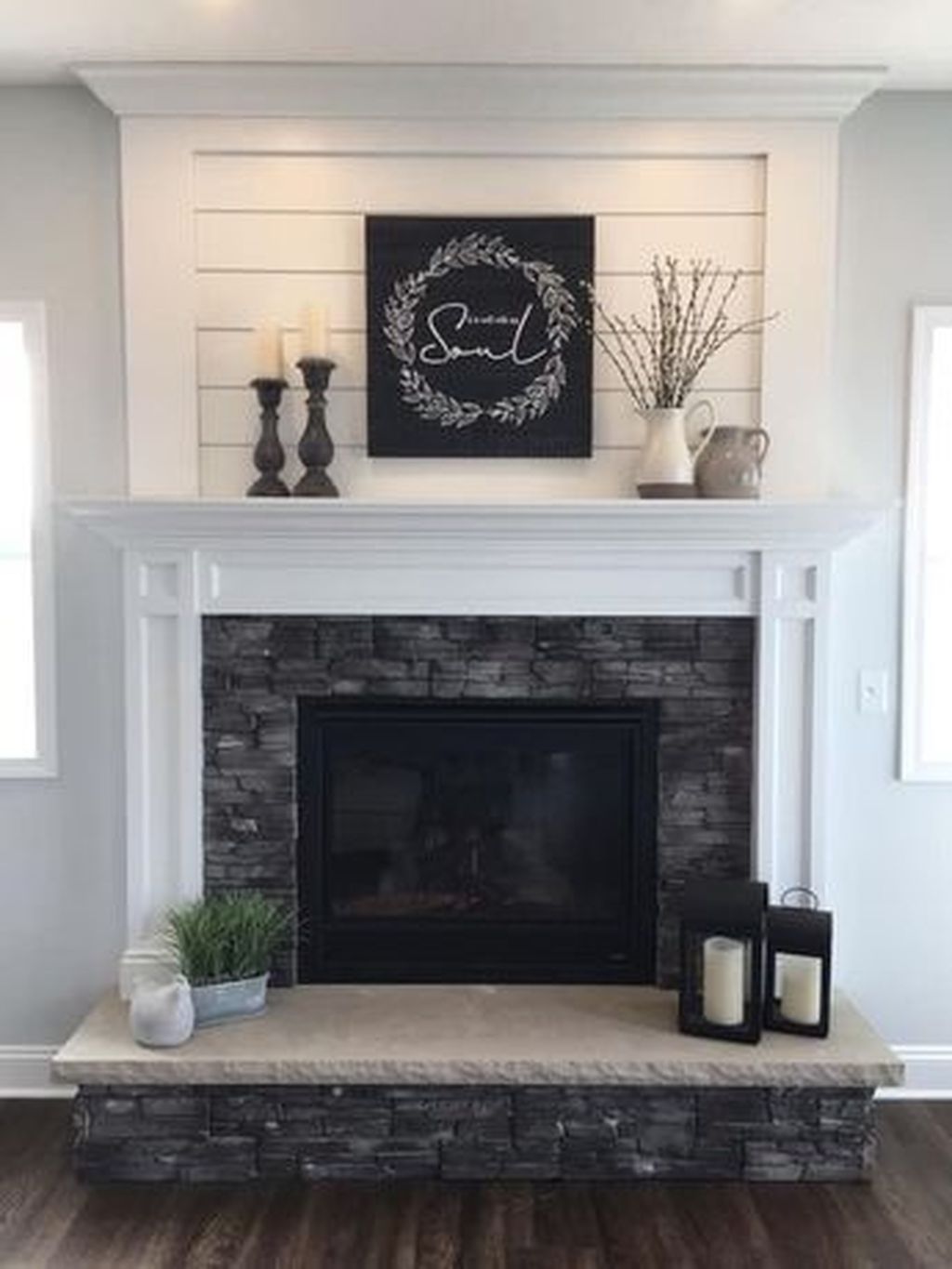Beautiful Modern Farmhouse Fireplace Ideas You Must Have 40 
