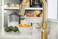 Brushed Gold Kitchen Faucet