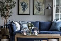 Blue Sofa Living Room