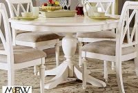 White Round Kitchen Table