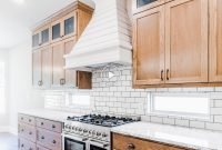 Modern Kitchen With Oak Cabinets