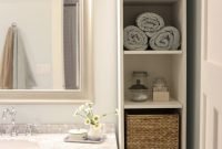 Bathroom Towel Cabinet