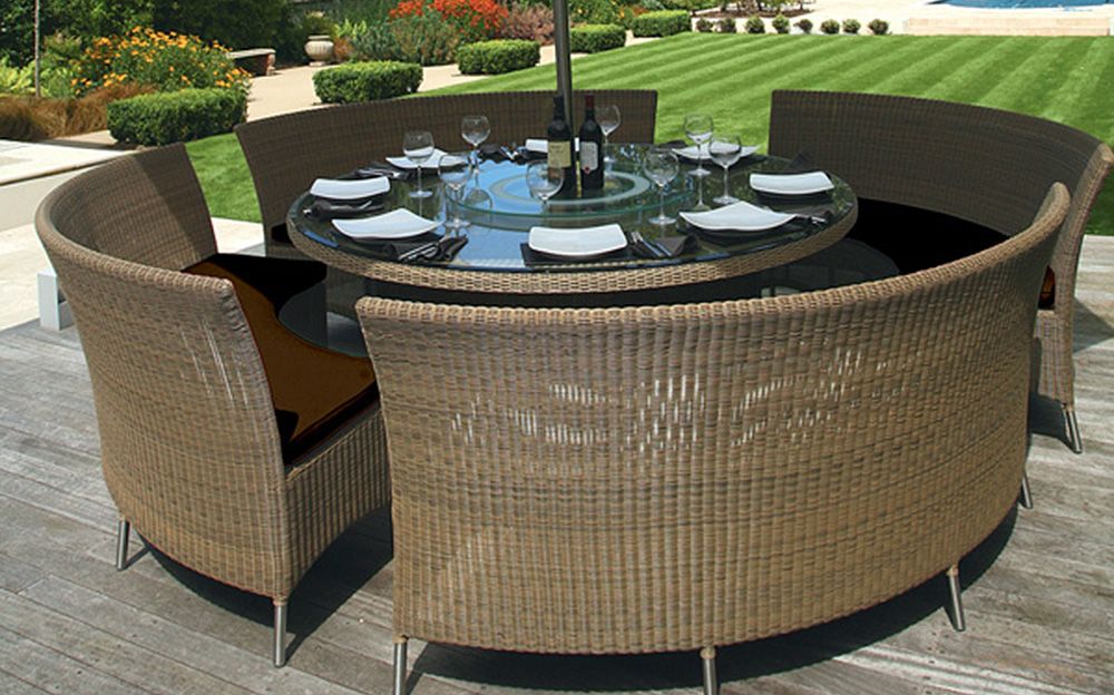 Round Outdoor Dining Sets
