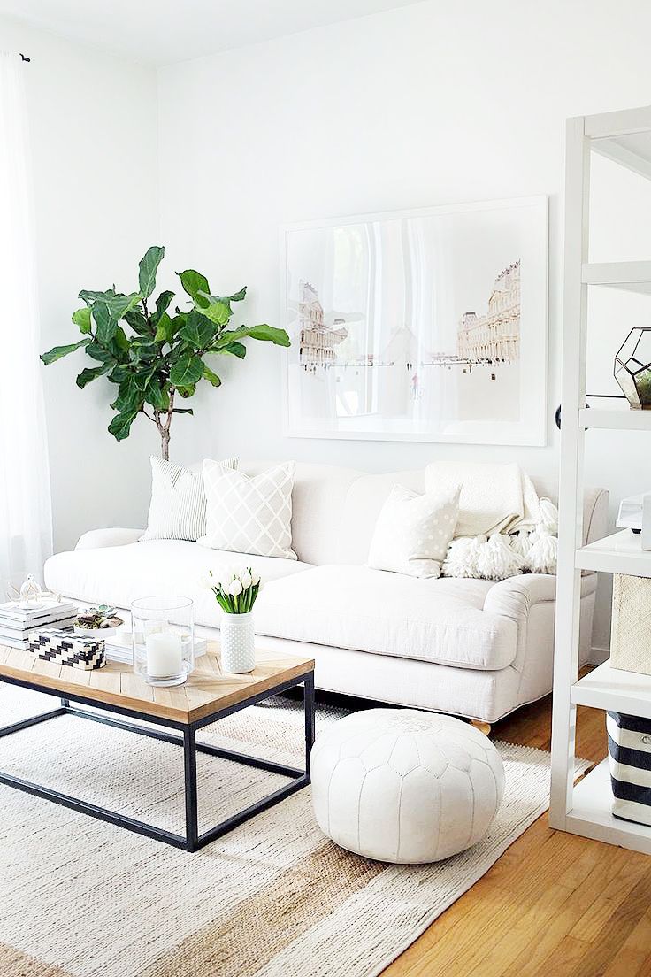 White Couch Living Room