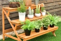 Outdoor Wooden Plant Stands