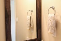 Wood Bathroom Mirror