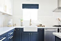 Blue And White Kitchen Cabinets