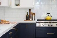 Dark Blue Kitchen Cabinets