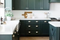 Dark Green Kitchen Cabinets