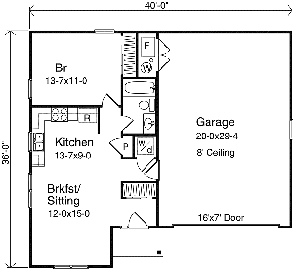 Garage Plans With Apartment One Level