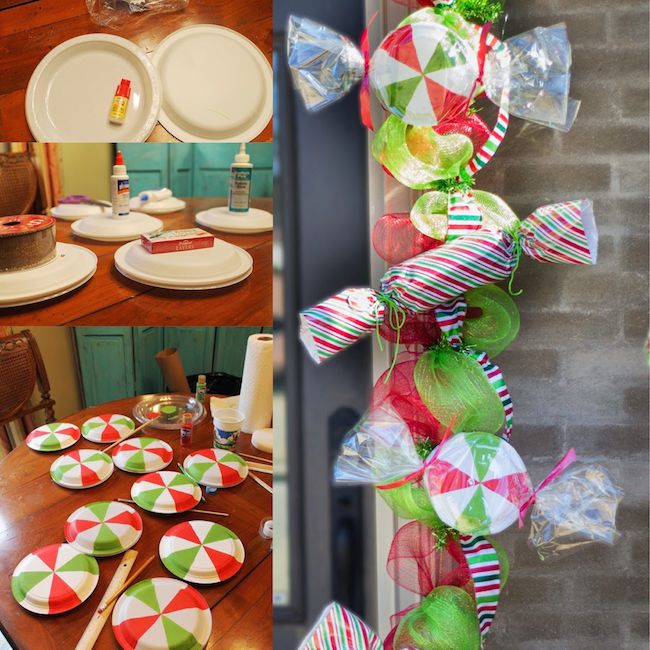 DIY Christmas Candy Decorations