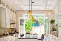 Galley Kitchen With Island