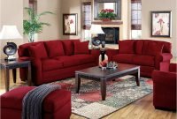 Red Living Room Set