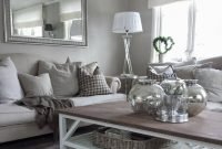 Gray And White Living Room
