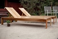 Wood Outdoor Chaise Lounge