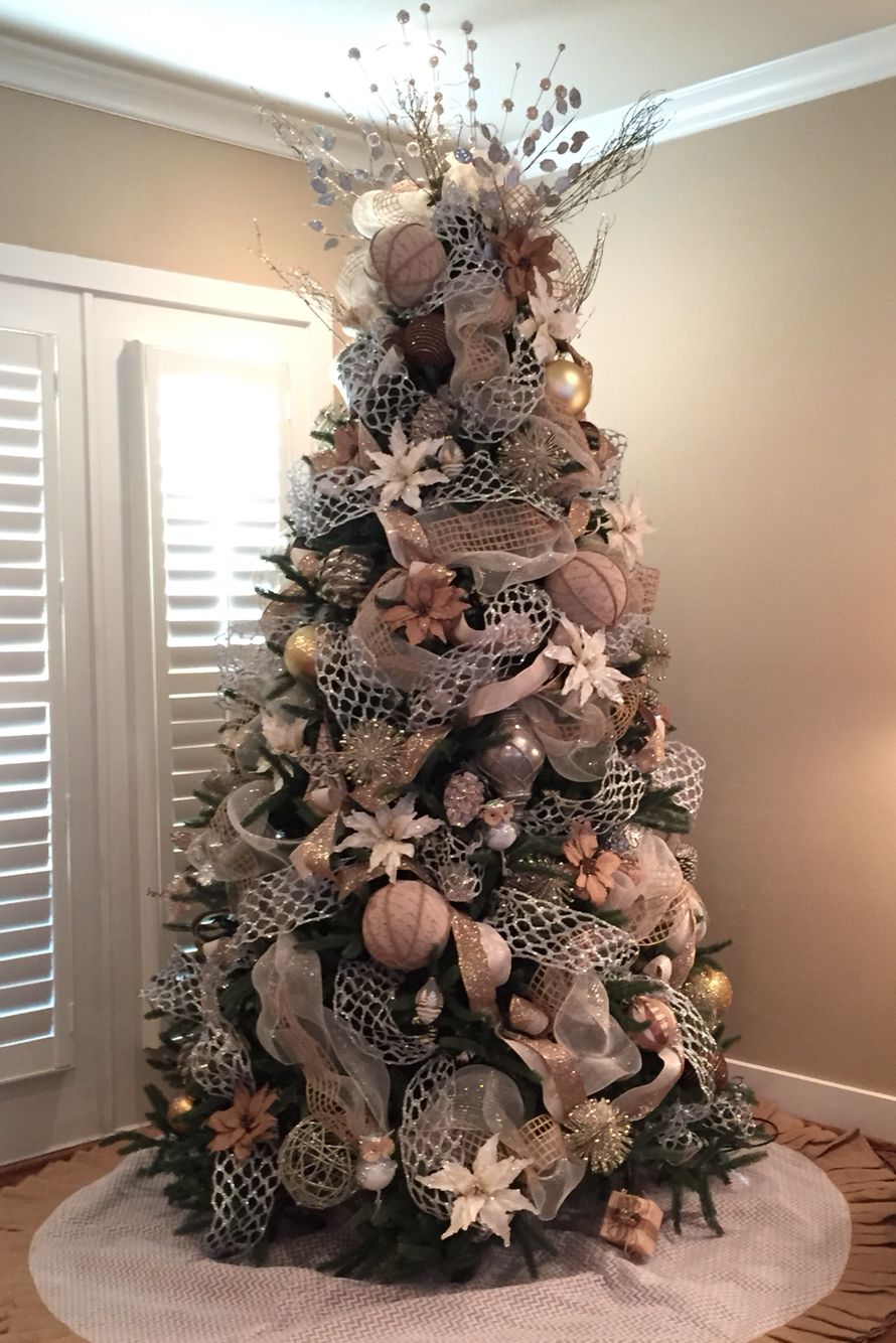 Silver And Gold Christmas Tree