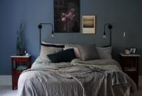 Blue And Gray Bedroom