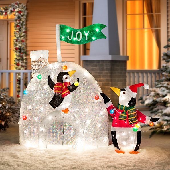 Penguin Outdoor Christmas Decorations