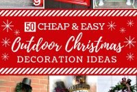 Easy Outdoor Christmas Decorations