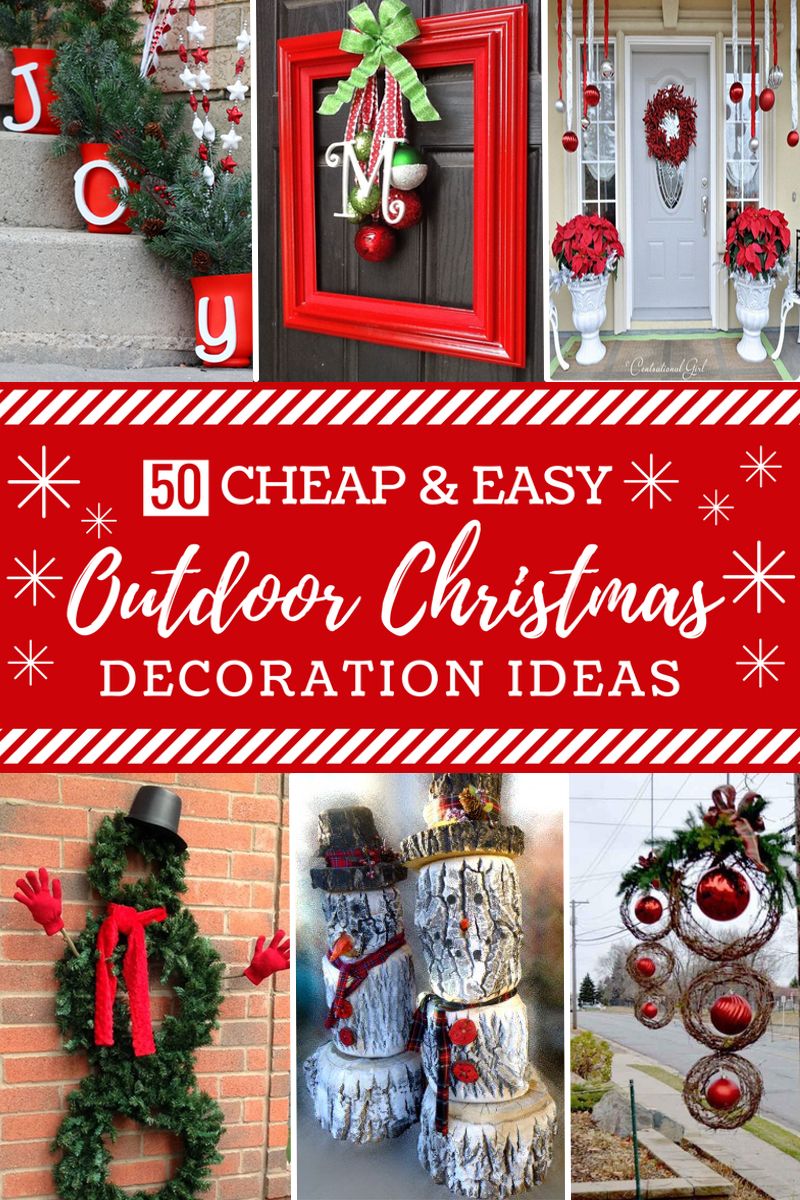 Easy Outdoor Christmas Decorations