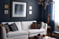 Navy Blue Living Room