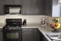 Gray Painted Kitchen Cabinets