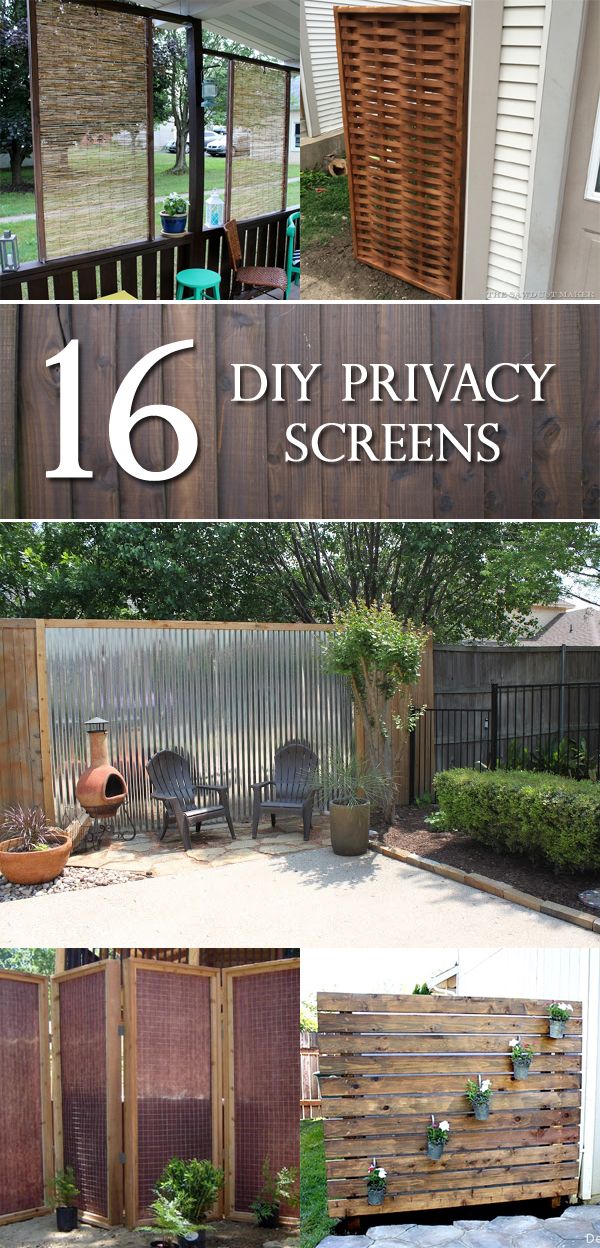 Outdoor Privacy Screen Ideas