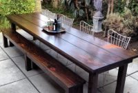 Outdoor Dining Set With Bench