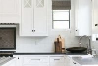 White Kitchen Black Hardware