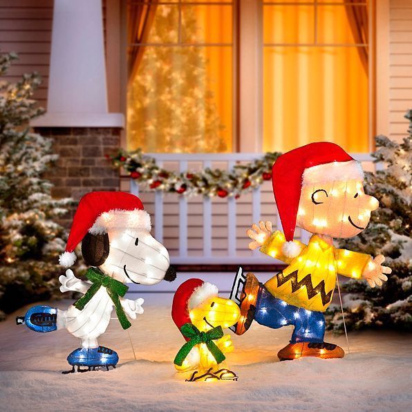 Peanuts Outdoor Christmas Decorations
