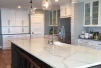 White Quartz Kitchen Countertops