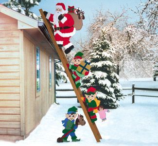 Wooden Outdoor Christmas Decorations