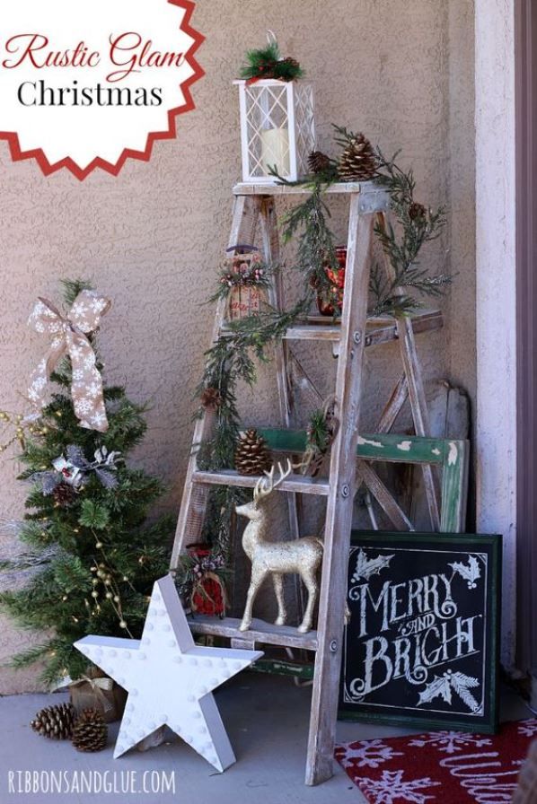 Rustic Outdoor Christmas Decorations