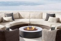 Outdoor Sectional With Fire Pit