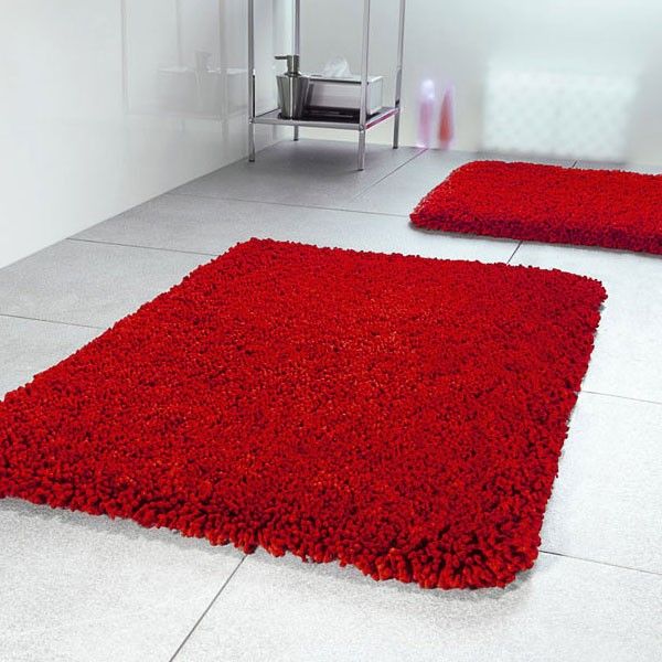 Red Bathroom Rugs
