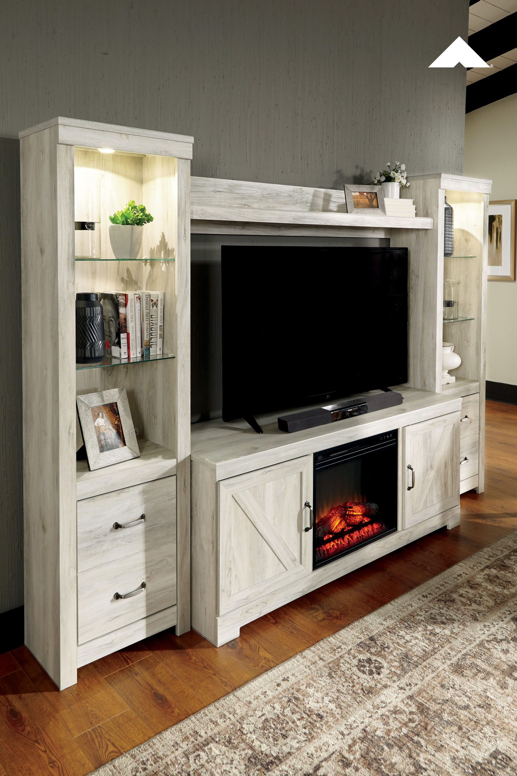 Ashley Furniture Tv Stand With Fireplace
